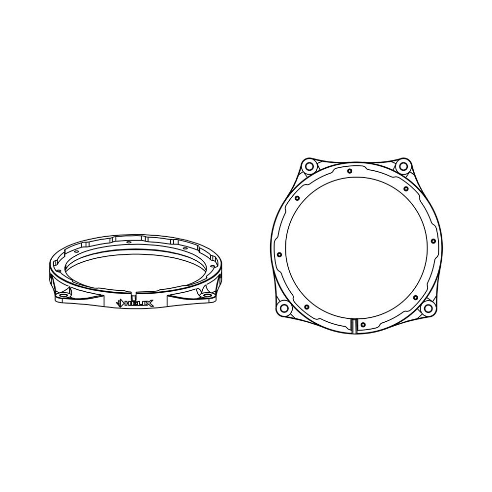 HELIX CFMK165 BMW.1 - 6.5" Flex Mount165 Adaptor Ring For BMW - Image 2