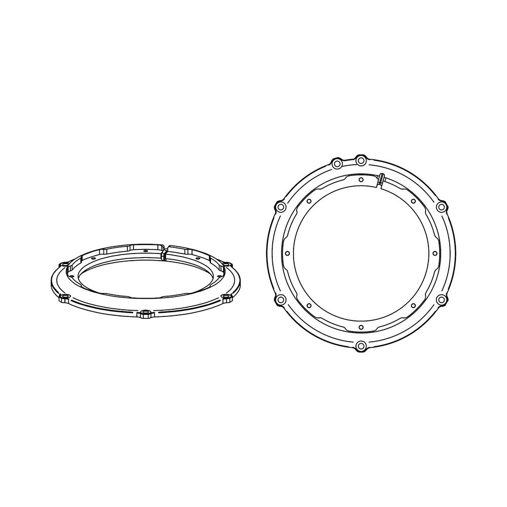 HELIX CFMK165 VW.7 - 6.5" Adaptor Rings For VW T7 (Rear) - Image 2