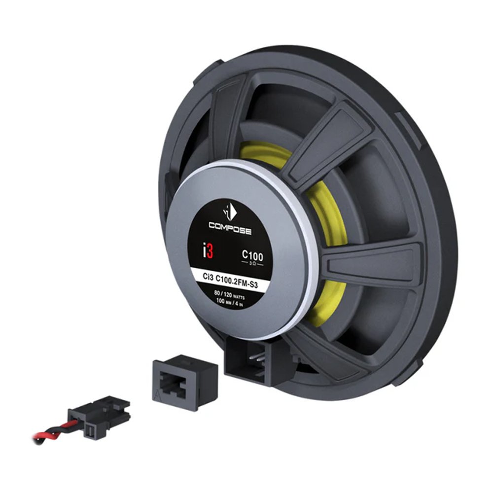 Helix Compose i3 Ci3 C100.2FM-S3 Coaxial 4" FlexMount Speakers 80W RMS - Image 3