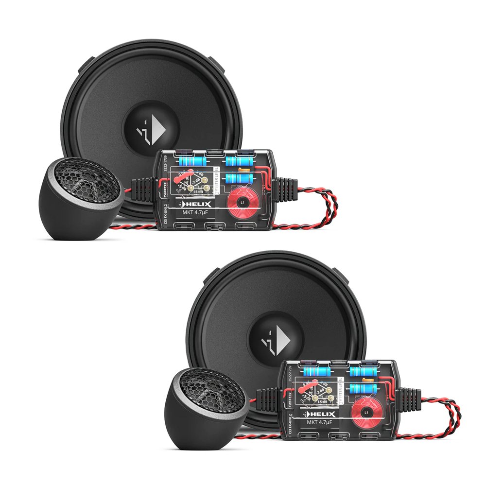 Helix Compose i3 Ci3 K100.2FM-S3 Mk2 Component 4" Flex Mount Speakers 80W RMS