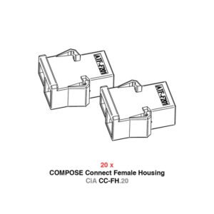 HELIX CiA CC-FH.20 Female Housing Kit for Compose Connect plug connections