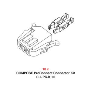 Helix CiA PC-K.10 Connector kit for COMPOSE Pro Connect plug connections