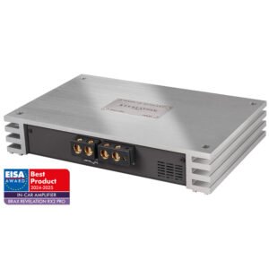 BRAX RX2 PRO High End 2 Channel Car Amplifier Silver Analog Input
