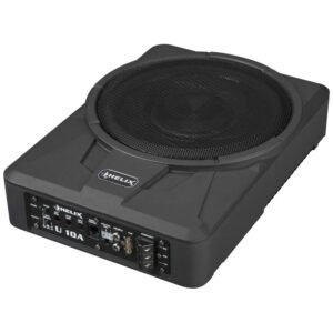 Helix U 10A Underseat 10" Active Subwoofer with Bass Remote