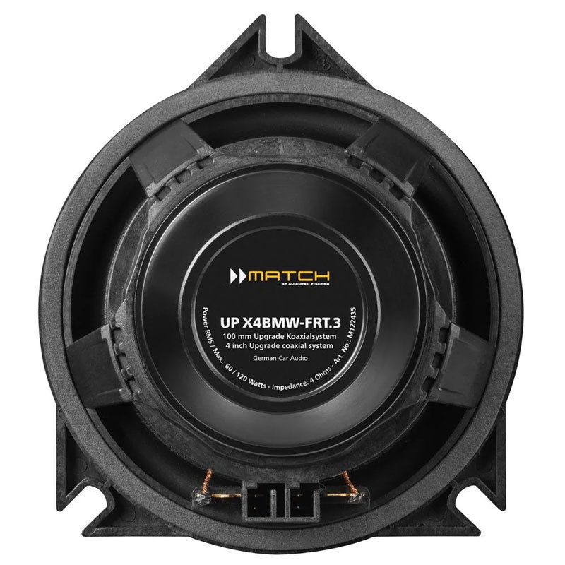 Match UP X4BMW-FRT.3 - 4" Coaxial Speaker For BMW 1, 2, 3, 4, 5, X Series - Image 3