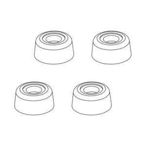 HELIX IMPACT UniFeet-Kit Universal Plastic Speaker Feet